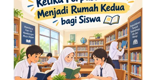 Ketika Perpustakaan Menjadi  Rumah Kedua bagi Siswa