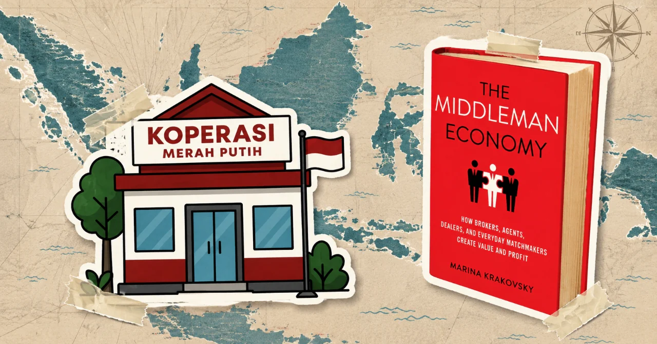 Membaca Koperasi Merah Putih Berdasarkan Buku The Middleman Economy Karya Marina Krakovsky